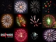 Range of 3 inch shells, available at Xena Vuurwerk from Holland - RedWire professional fireworks supplier