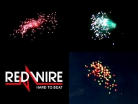 Red Wire 3inch fireworks shells with 3 different falling leaves effects. Available at Xena Vuurwerk BV - The Netherlands 