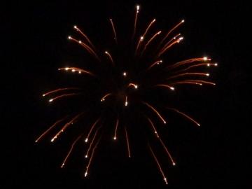 6 inch shell silver strobe willow. Professional RedWire fireworks, distributed by Xena Vuurwerk BV - Holland
